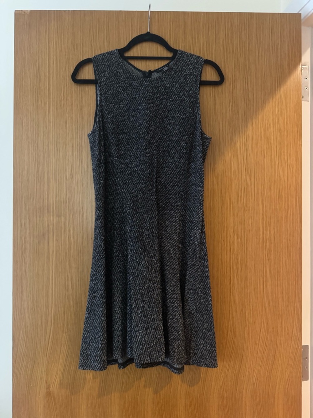 Theory Charcoal Sleeveless Midi Dress